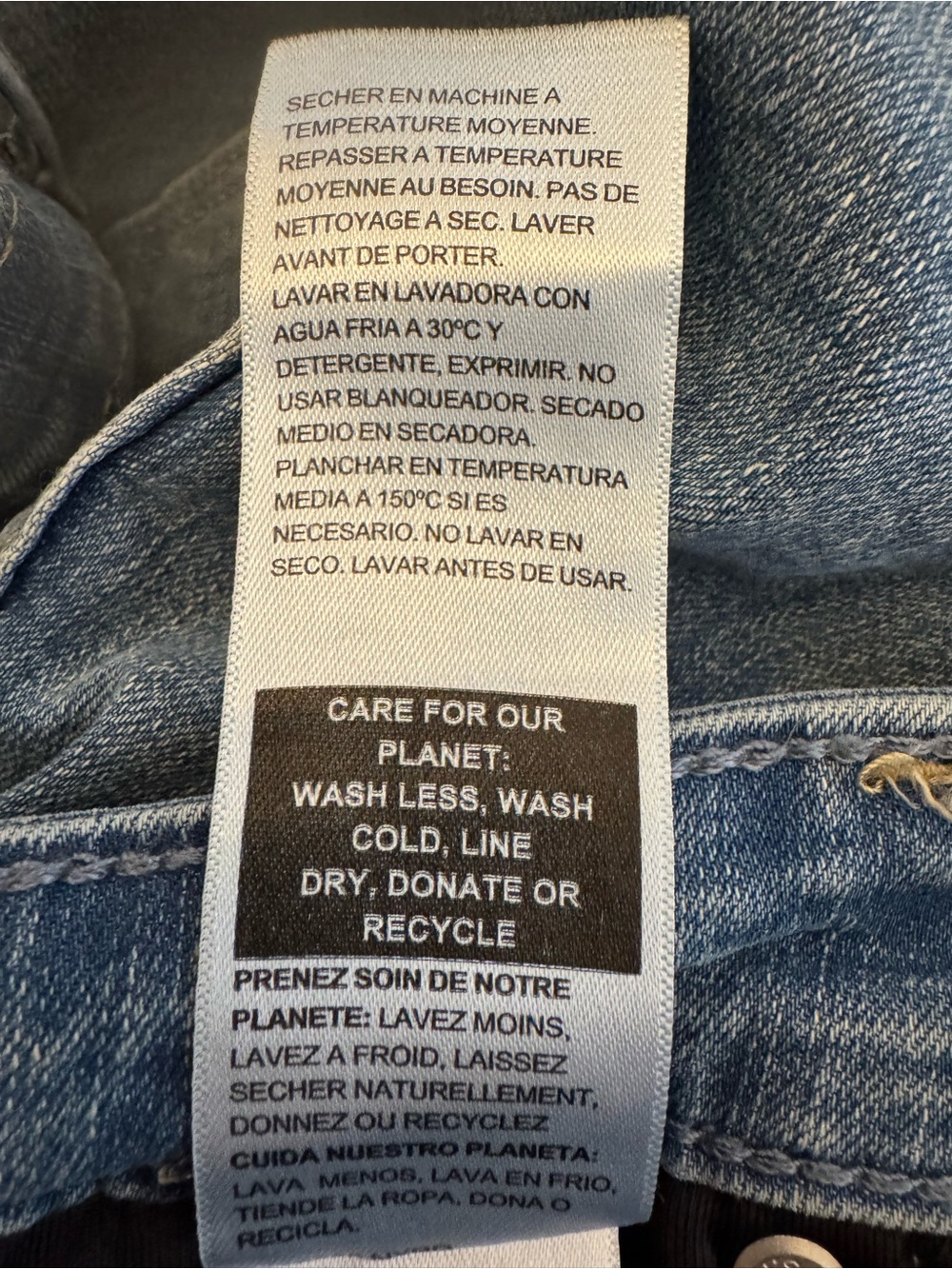 Signature by Levi Strauss Light Blue Skinny Jeans 16Long - Picture 7 of 9